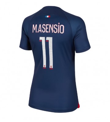 Paris Saint-Germain Marco Asensio #11 Hjemmebanetrøje Dame 2023-24 Kort ærmer
